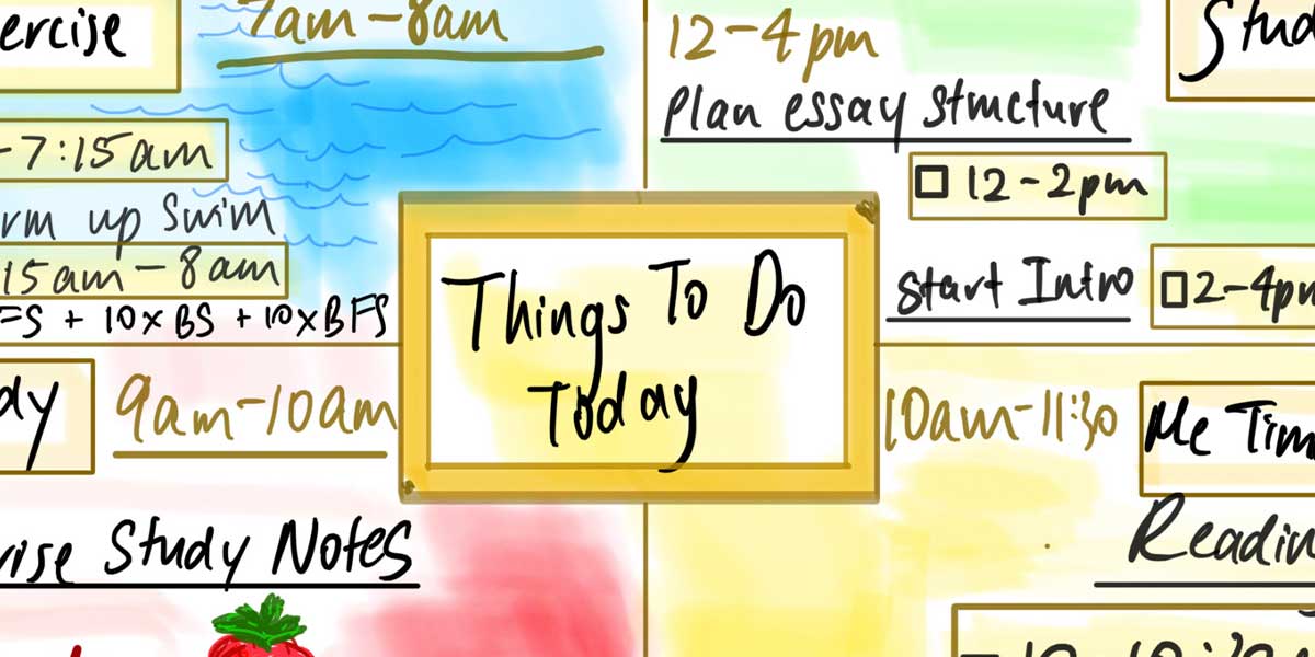 How to Schedule Your Life in Five Creative Ways