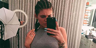 Kylie Jenner's Cornrows Just Started An Instagram War