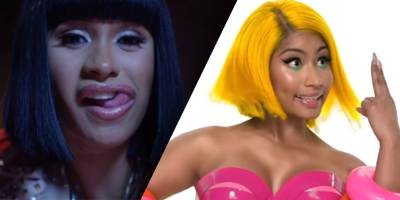 Cardi B Says There "Never" Was a Feud With Nicki Minaj, Which Is Awkward, Given Nicki's New Songs