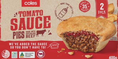 Coles Have Divided Aussies By Creating a Meat Pie With Sauce Baked in