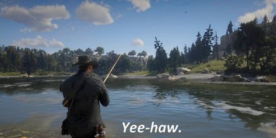 "Red Dead Redemption 2" Isn't Just About Being a Gun-Slinging Cowboy; You Can Fish Too