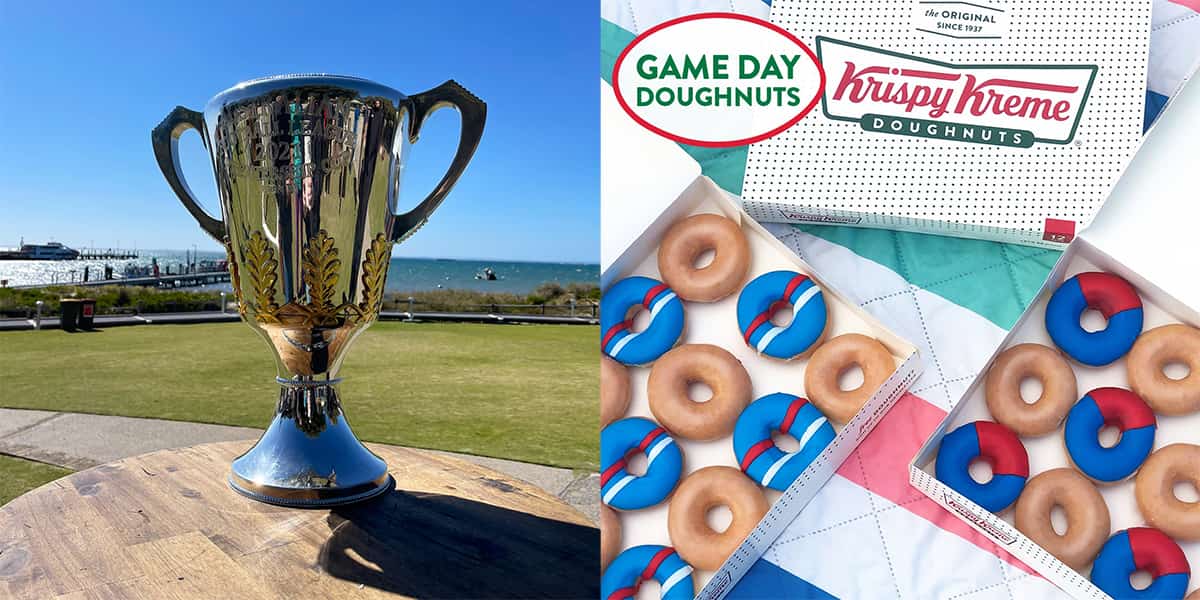 Krispy Kreme Are Selling AFL Grand Final Themed Doughnuts for Keen Footy Fans