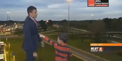 Watch a Child Crash a Weather Report, Predict Fart-Storm