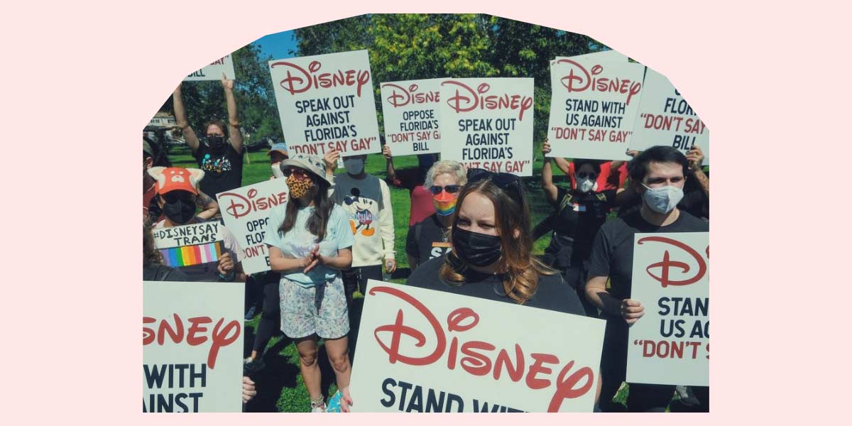 Disney Workers Stage Walkout Over Company's Reaction to Problematic LGBTQIA+ Bill