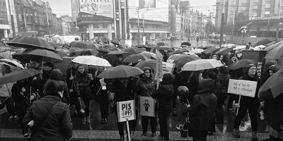 Polish Women Protest Abortion Ban With A Nationwide Strike