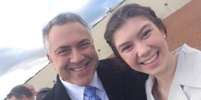 Joe Hockey Kicks Off Budget Day With A Selfie