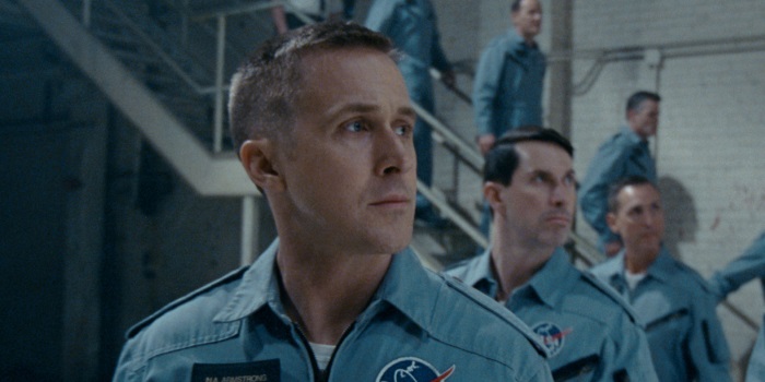 Movie Review: In "First Man", Ryan Gosling Leaps from "La La Land" to Actual Moonlight