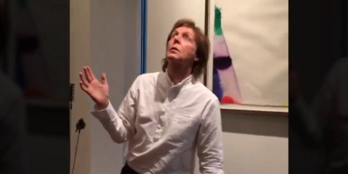 Now Paul McCartney Is Doing The #MannequinChallenge (To The Tune Of “Black Beatles”)