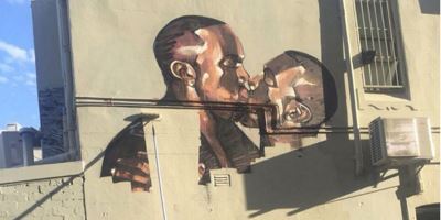 The ‘Kissing Kanyes’ Mural Is No More