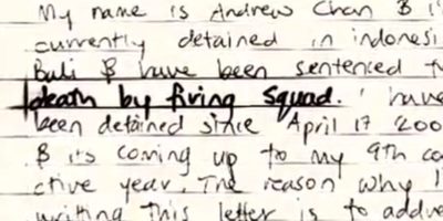 Executed Bali Nine Ringleader Andrew Chan Reads Haunting Letter In New Doco
