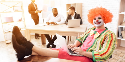 Man Brings Emotional Support Clown to Work Meeting; Is Fired In Front of Clown