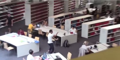 Prankster Starts Solo Rave In Sydney Uni Library