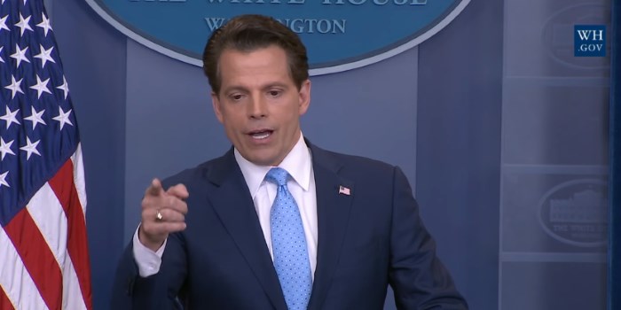 This Is Fine: Trump’s New Comms Director Anthony Scaramucci Goes Off, Threatens to Fire Everyone at End of Week One