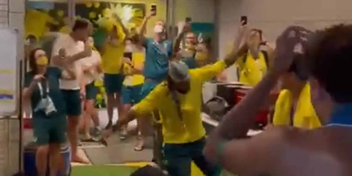 Patty Mills and the Boomers Celebrated Their Bronze Medal by Singing to “Down Under”