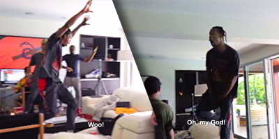 Get Hype With This Clip of Travis Scott Flipping Out Over His Own Music