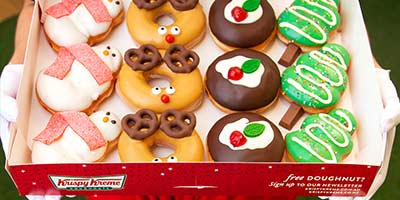 Krispy Kreme Dropped Their Krispymas Range and She’s a Kutie