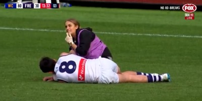 Freo’s Andrew Brayshaw Can’t Eat Solids for a Month Due to Andrew Gaff’s Punch