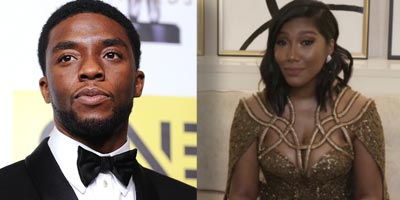 Chadwick Boseman’s Wife Accepted His Posthumous Golden Globe With a Powerful Speech