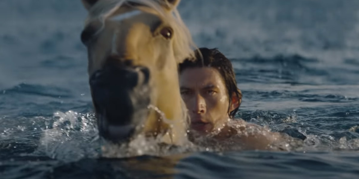Adam Driver Turned Into a Centaur For a Burberry Perfume Ad