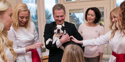 Let’s All Take a Moment to Appreciate Lennu, the Finnish Presidential Pup