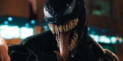 Movie Review: "Venom" Spends His First Film Eating Human Heads and Furiously French Kissing
