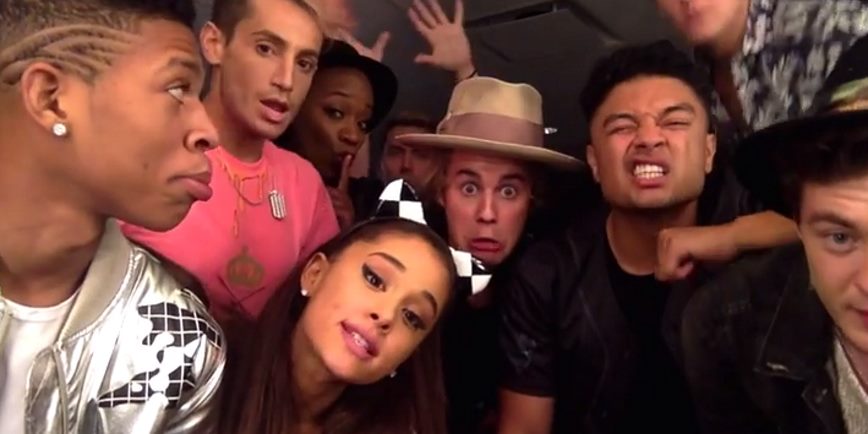 Justin Bieber, Ariana Grande and Kendall Jenner Lip-Sync To "I Really Like You"