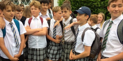 UK Boys Are Protesting Their School’s Strict “No-Shorts” Policy by Wearing Skirts