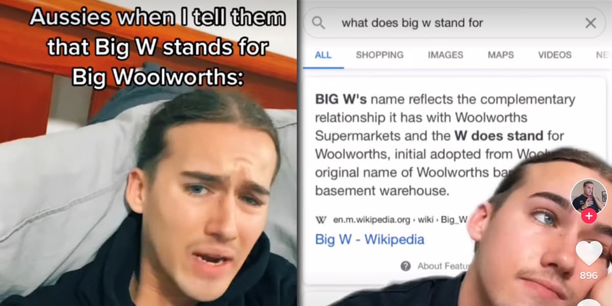 TikTok of the Week: Apparently Some People Didn’t Know Big W Stands for 'Big Woolworths'