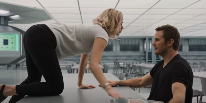 “Passengers” Trailer Suggests 90 Years Alone In Space With J-Law And Chris Pratt Is A Bad Thing