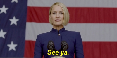 Claire Underwood Declares Middle-Aged White Men Are "Over" In New "House of Cards" Teaser