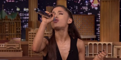 Ariana Grande Impersonates Britney, Christina And Celine As A Distraction From Donut-Gate