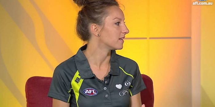 Eleni Glouftsis Named As AFL's First Ever Female Field Coach