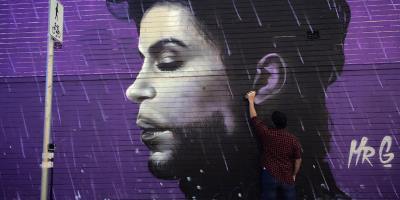 Watch Time-Lapse Video Of A Street Artist Whipping Up A Prince Mural In Sydney