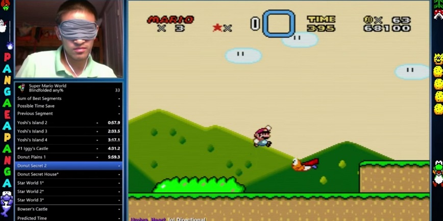 Dude Beats Super Mario World While Blindfolded; Is Secretly Boy Wizard?