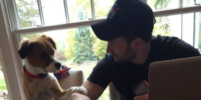 Prepare to Happy-Cry: Watch Chris Evans Reunite With His Dog, Dodger