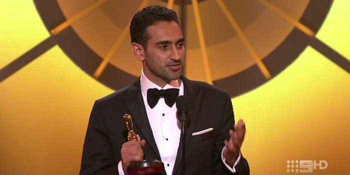 Waleed Aly Wins Gold (And Hall Of Famer Noni Hazlehurst Brings Truth) At Totally Woke Logies