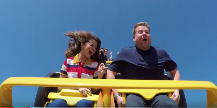 There's Something Slightly Different About Selena Gomez And James Corden's "Carpool Karaoke"