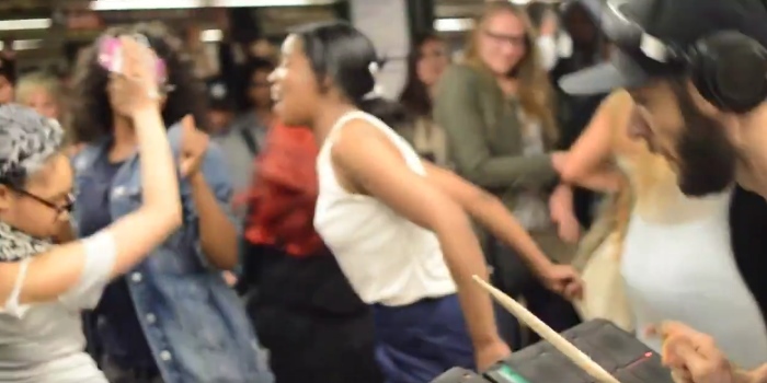 Watch A Train Station DJ/ Drummer (Is That A Thing?) Start A Dance Party With Rihanna’s “Work”