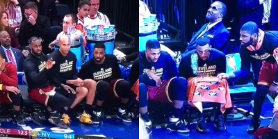 Watch LeBron James, Kyrie Irving Be Terrible At Bottle Flipping
