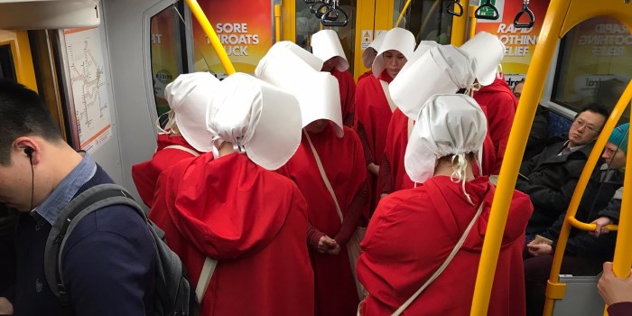 Don’t Panic? The Handmaids of “The Handmaid’s Tale” Have Taken Over Australia