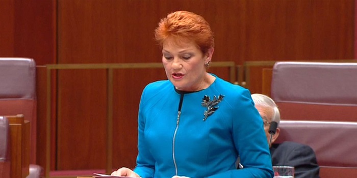 Pauline Hanson Speech Shakes Senate With Call To Ban Muslim Immigration