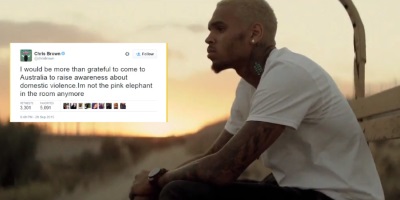 Chris Brown Wants To Come To Australia And "Raise Awareness About Domestic Violence"