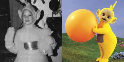 Taylor Swift Dressed As The Yellow Teletubby For Halloween Back In The Day, Honouring The Original #Squad