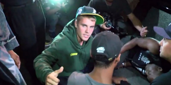 "Sorry": Justin Bieber Runs Over Cameraman After Leaving Church