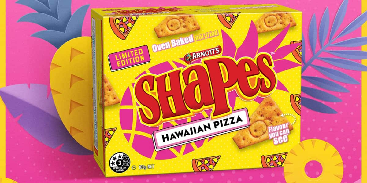 Arnott's Is Actually Releasing Hawaiian Pizza Shapes And My Mouth Is 