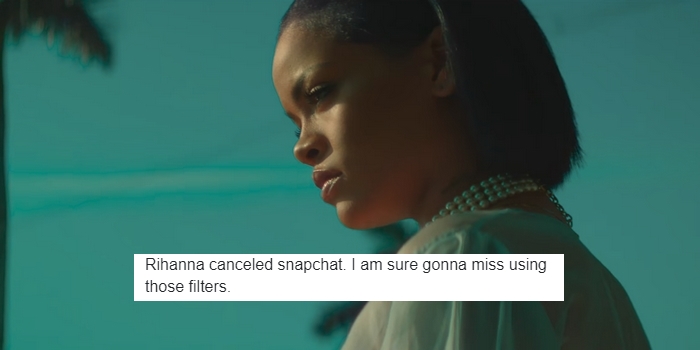 Rihanna Permanently Retires Snapchat After a Tone-Deaf Ad Appears on the App