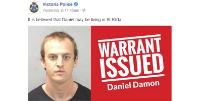Wanted Genius Posts To Victoria Police's Facebook Page From Public Account