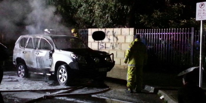 Islamic School Targeted With Firebomb Hate Crime In Perth