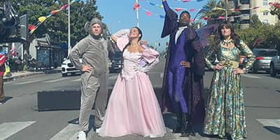 James Corden and Other Celebs Are Going Viral for Their Cringeworthy Flash Mob