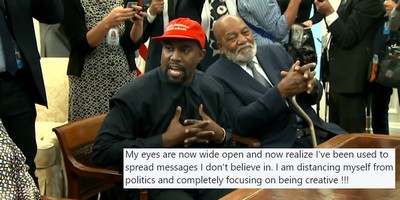Yexit: Kanye West Says He's Opened His Eyes Now After Being "Used" By Politicians